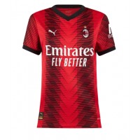 Dámy Fotbalový dres AC Milan 2023-24 Domácí Krátký Rukáv